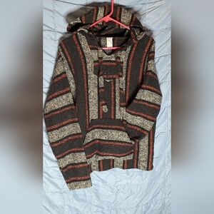 Men's XL Baja hoodie 10percent wool